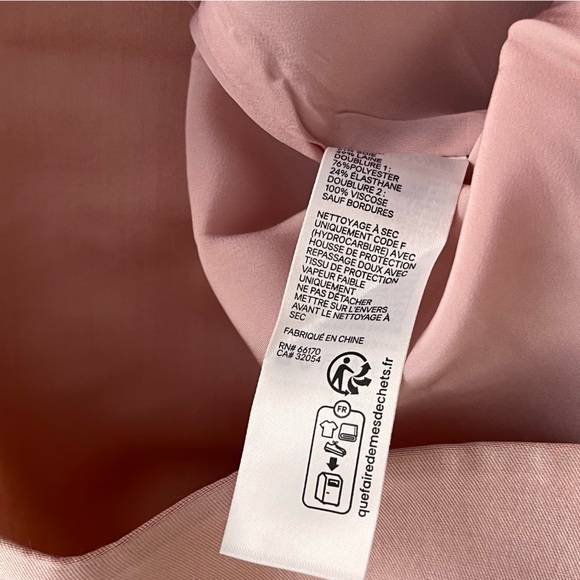 NWOT Zimmermann Matchmaker Bustier Wool-Silk Blush Pink Mini Dress 0 - Picture 14 of 16